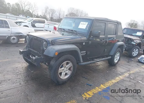 2016 Jeep Wrangler Unlimited Sport из США, поврежденный, VIN 1C4BJWDG2GL268489